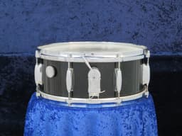 Gretsch 5.5 x 14 Jet Black Nitron Wood Snare Drum 1950's Serial #isi9276 Gretsch 5.5 x 14 Jet Black Nitron Wood Snare Drum 1950's Serial #isi9276