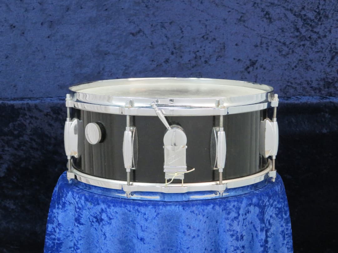 Gretsch 5.5 x 14 Jet Black Nitron Wood Snare Drum 1950's Serial #isi9276
