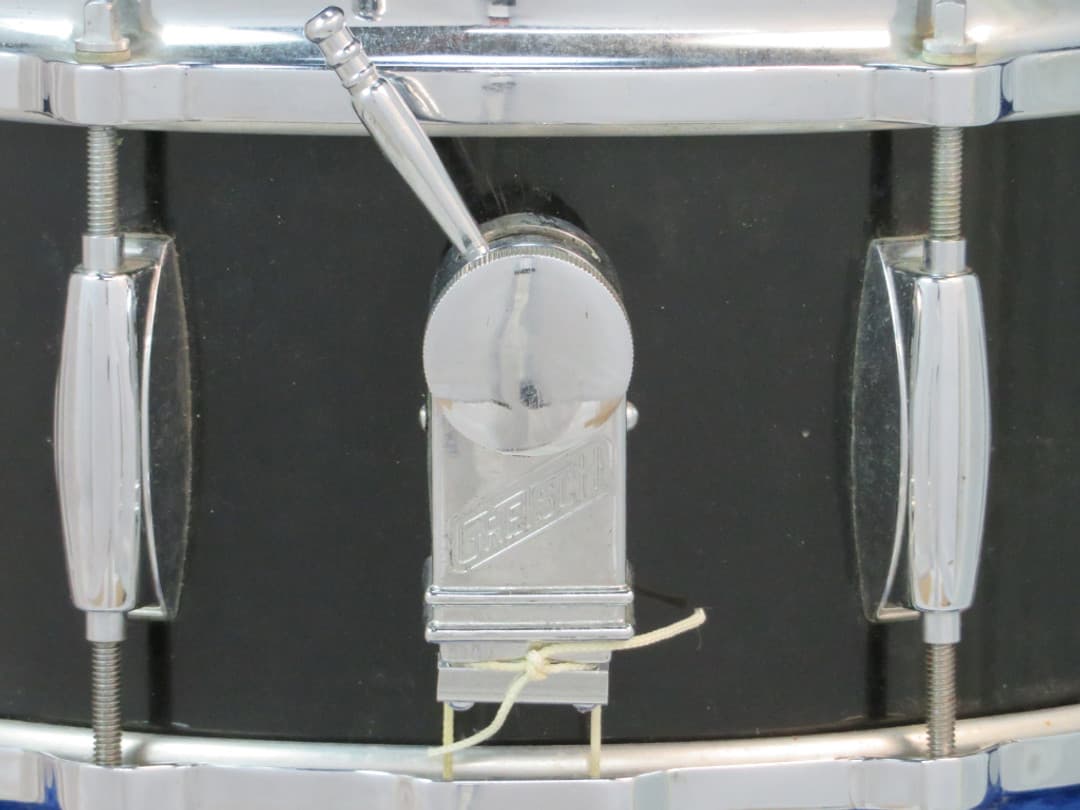 Gretsch 5.5 x 14 Jet Black Nitron Wood Snare Drum 1950's Serial #isi9276