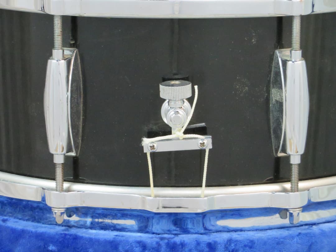 Gretsch 5.5 x 14 Jet Black Nitron Wood Snare Drum 1950's Serial #isi9276