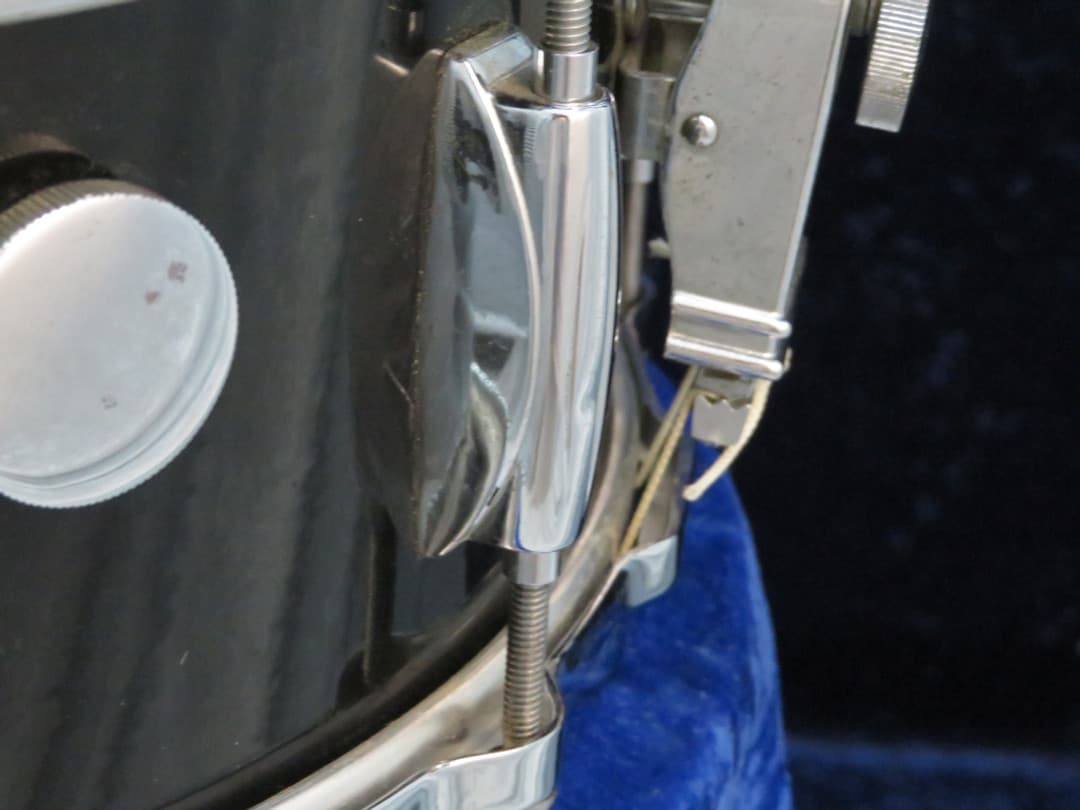 Gretsch 5.5 x 14 Jet Black Nitron Wood Snare Drum 1950's Serial #isi9276