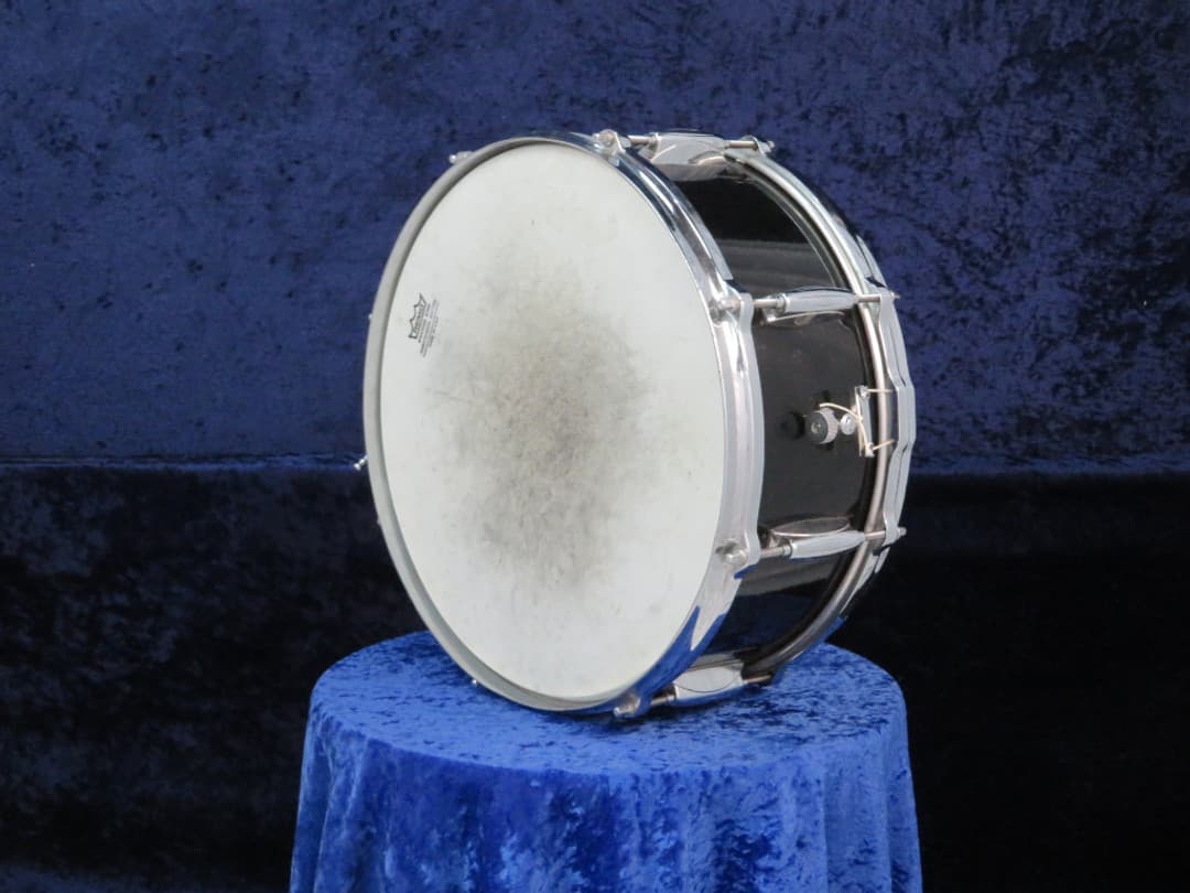 Gretsch 5.5 x 14 Jet Black Nitron Wood Snare Drum 1950's Serial #isi9276