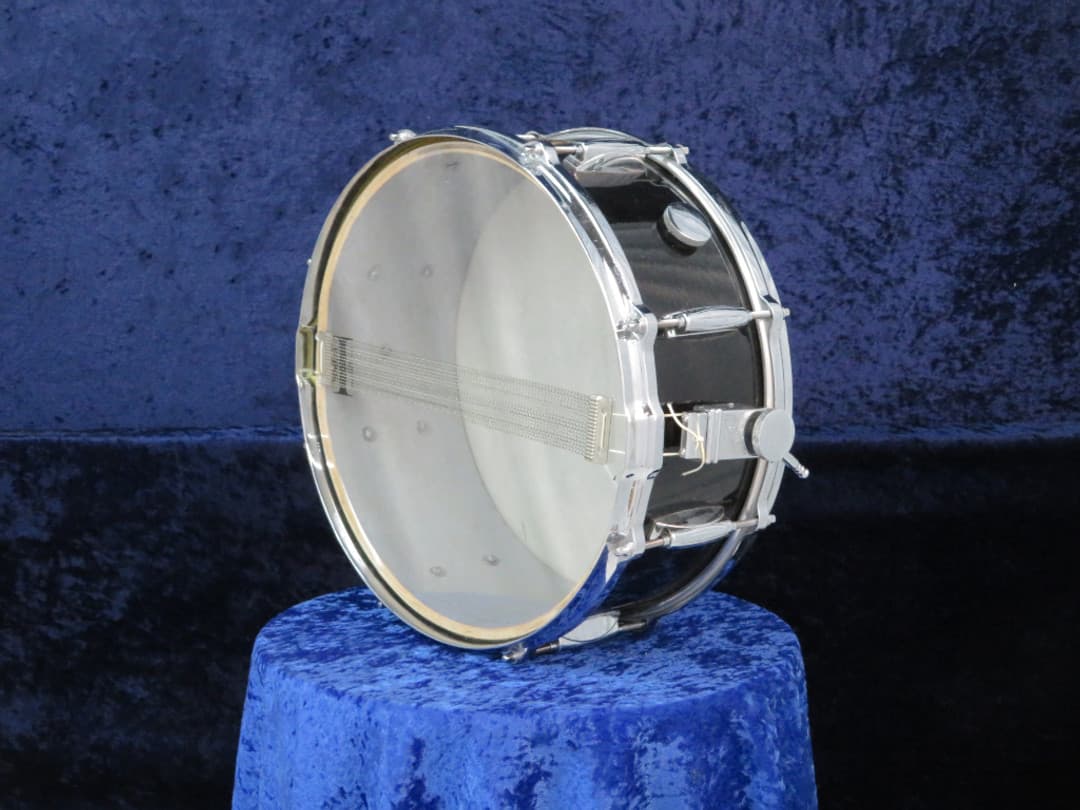 Gretsch 5.5 x 14 Jet Black Nitron Wood Snare Drum 1950's Serial #isi9276