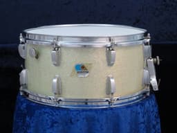 Ludwig No. 902 Symphonic 6.5 x 14 Silver Mist Wood Snare Drum 1970 Serial #773134 Ludwig No. 902 Symphonic 6.5 x 14 Silver Mist Wood Snare Drum 1970 Serial #773134