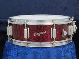 Rogers Powertone 5 x 14 Red Onyx Wood Snare Drum 1960's Serial #17360 Rogers Powertone 5 x 14 Red Onyx Wood Snare Drum 1960's Serial #17360