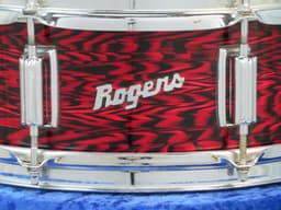 Rogers Powertone 5 x 14 Red Onyx Wood Snare Drum 1960's Serial #17360 Rogers Powertone 5 x 14 Red Onyx Wood Snare Drum 1960's Serial #17360