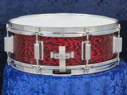 Rogers Powertone 5 x 14 Red Onyx Wood Snare Drum 1960's Serial #17360 Rogers Powertone 5 x 14 Red Onyx Wood Snare Drum 1960's Serial #17360