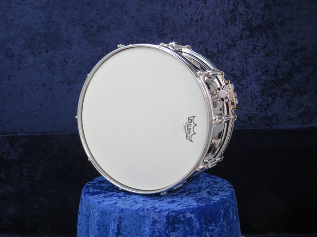 Rogers Dyna-sonic 6.5 x 14 Chrome Over Brass Snare Drum 1967 Serial #7050