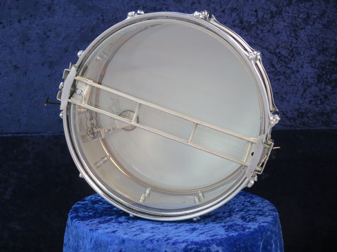 Rogers Dyna-sonic 6.5 x 14 Chrome Over Brass Snare Drum 1967 Serial #7050