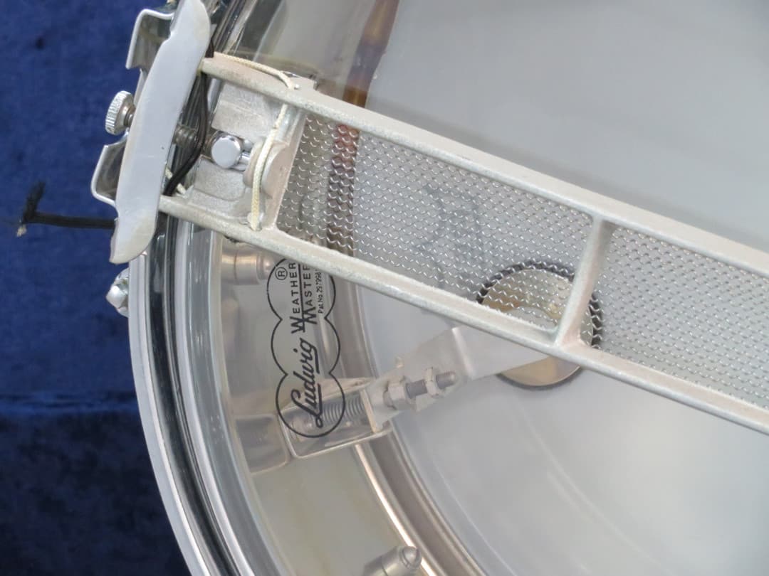 Rogers Dyna-sonic 6.5 x 14 Chrome Over Brass Snare Drum 1967 Serial #7050