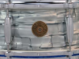 Gretsch Model 4157, 5 x 14 Midnight Blue Pearl Wood Snare Drum 1960's Serial #74259 Gretsch Model 4157, 5 x 14 Midnight Blue Pearl Wood Snare Drum 1960's Serial #74259