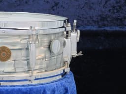 Gretsch Model 4157, 5 x 14 Midnight Blue Pearl Wood Snare Drum 1960's Serial #74259 Gretsch Model 4157, 5 x 14 Midnight Blue Pearl Wood Snare Drum 1960's Serial #74259