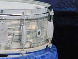 Gretsch Model 4157, 5 x 14 Midnight Blue Pearl Wood Snare Drum 1960's Serial #74259 Gretsch Model 4157, 5 x 14 Midnight Blue Pearl Wood Snare Drum 1960's Serial #74259