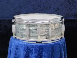 Gretsch Model 4157, 5 x 14 Midnight Blue Pearl Wood Snare Drum 1960's Serial #74259 Gretsch Model 4157, 5 x 14 Midnight Blue Pearl Wood Snare Drum 1960's Serial #74259