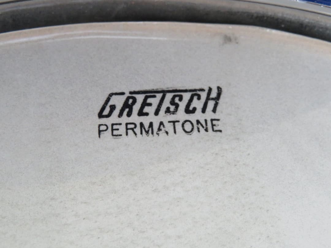 Gretsch Model 4157, 5 x 14 Midnight Blue Pearl Wood Snare Drum 1960's Serial #74259
