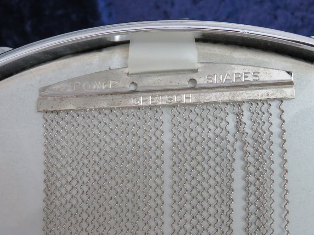 Gretsch Model 4157, 5 x 14 Midnight Blue Pearl Wood Snare Drum 1960's Serial #74259