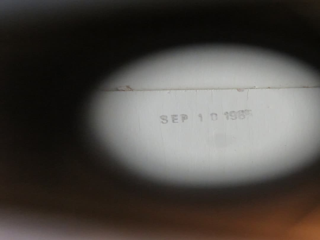 Ludwig No. 491 Pioneer 5 x 14 White Marine Pearl Wood Snare Drum 1965 Serial #207337