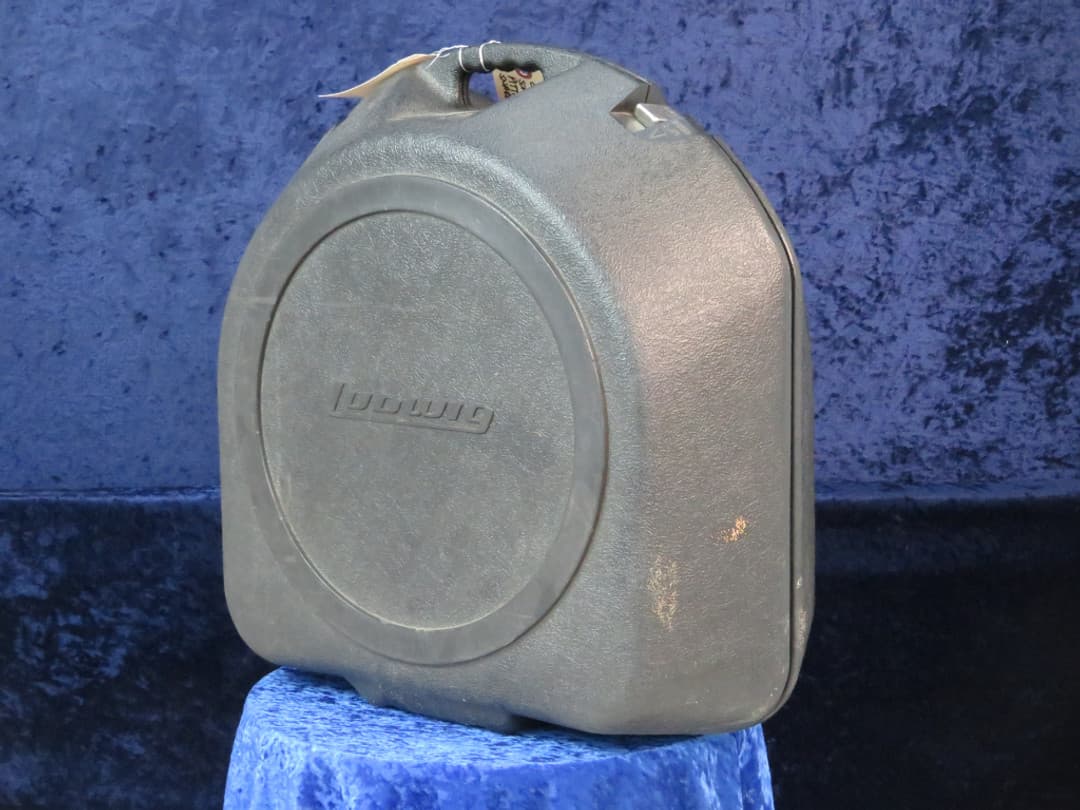 Ludwig No. 491 Pioneer 5 x 14 White Marine Pearl Wood Snare Drum 1965 Serial #207337