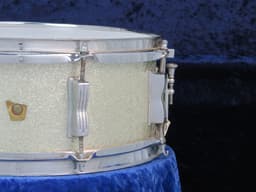 Ludwig Jazz Festival 5 x 14 Sparkling Silver Pearl Wood Snare Drum 1964 Serial #isi9279 Ludwig Jazz Festival 5 x 14 Sparkling Silver Pearl Wood Snare Drum 1964 Serial #isi9279