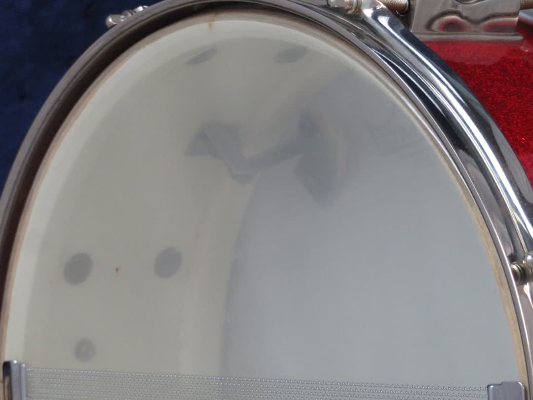 Ludwig Jazz Festival 5 x 14 Sparkling Red Pearl Wood Snare Drum 1965 Serial #157573