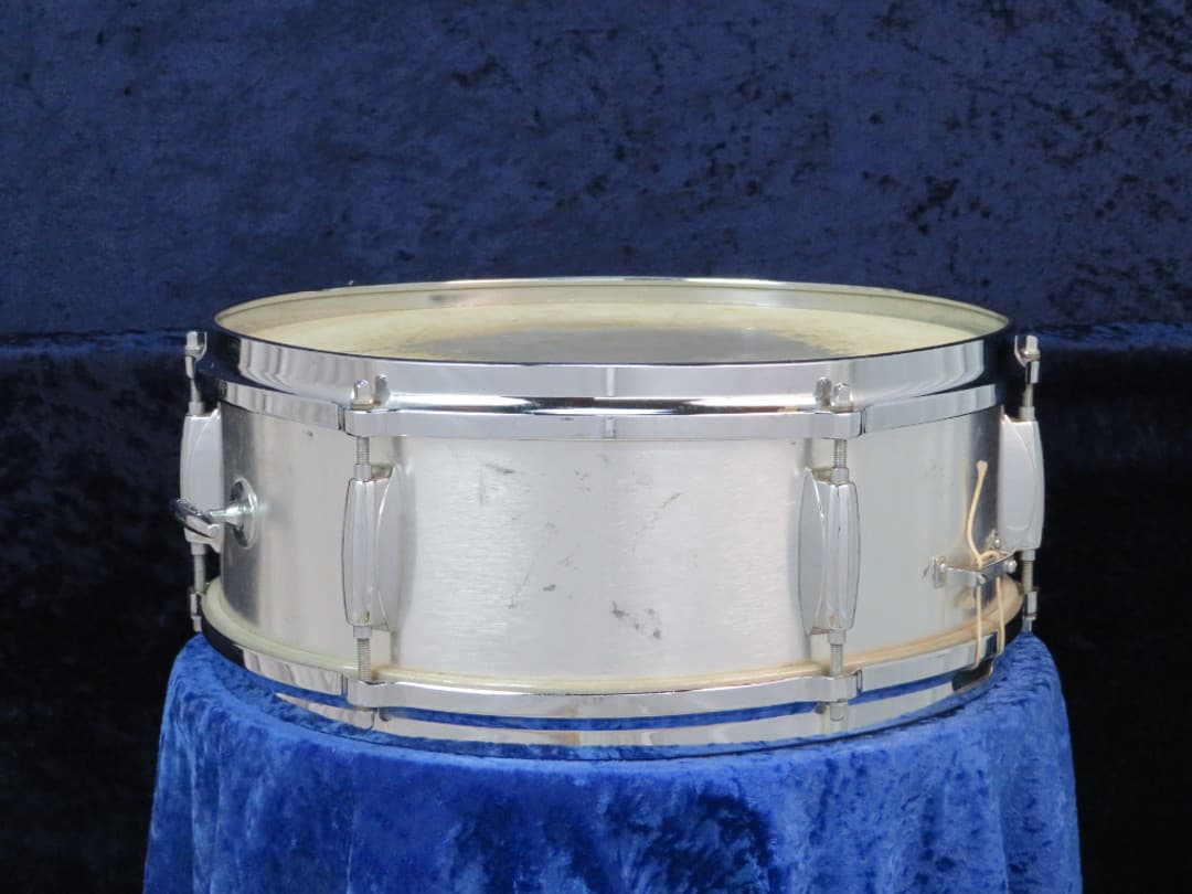 Gretsch Model 4106, 5 x 14 Brushed Aluminum Snare Drum 1960's Serial #96867