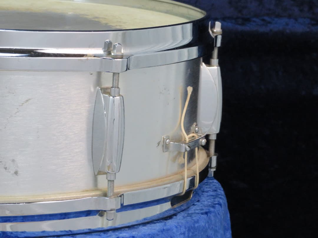 Gretsch Model 4106, 5 x 14 Brushed Aluminum Snare Drum 1960's Serial #96867