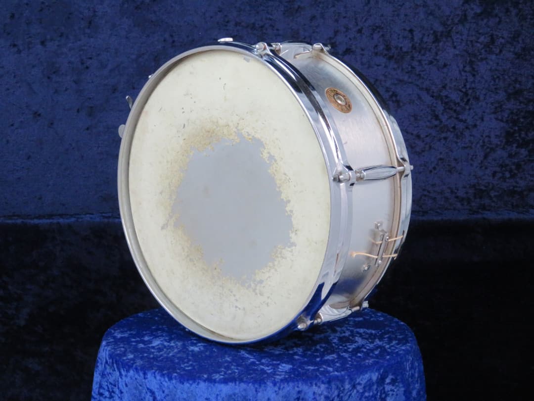 Gretsch Model 4106, 5 x 14 Brushed Aluminum Snare Drum 1960's Serial #96867