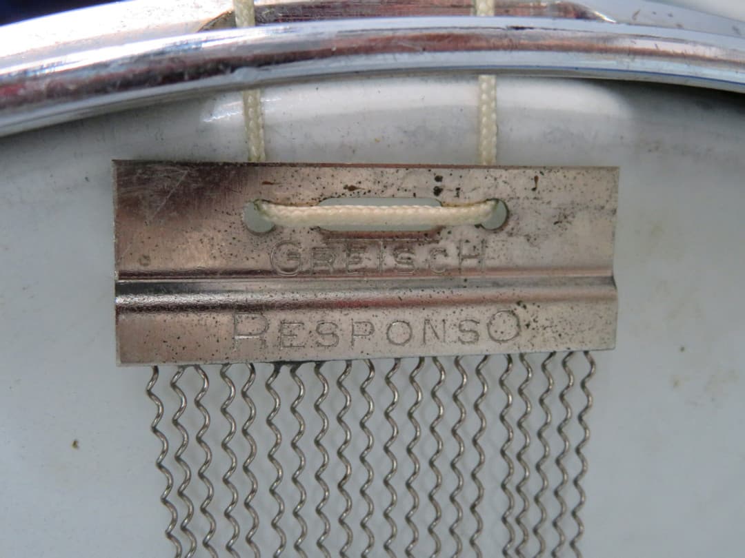 Gretsch Model 4106, 5 x 14 Brushed Aluminum Snare Drum 1960's Serial #96867