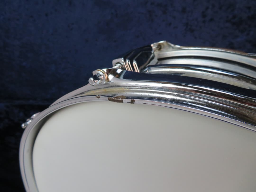 Ludwig No. 400 Supraphonic 5 x 14 Chrome Snare Drum Serial 1970's #2030898