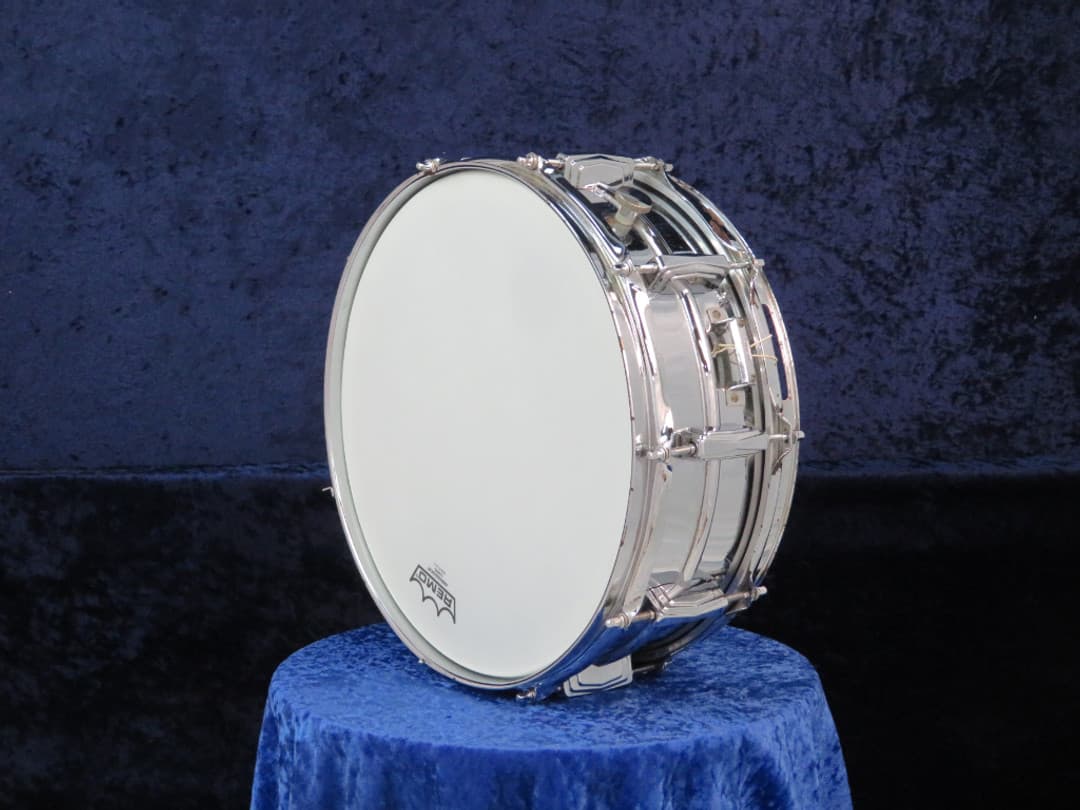 Ludwig No. 400 Supraphonic 5 x 14 Chrome Snare Drum Serial 1970's #2030898