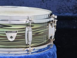 Ludwig Standard 5 x 14 Avocado Strata Wood Snare Drum 1960's Serial #17127 Ludwig Standard 5 x 14 Avocado Strata Wood Snare Drum 1960's Serial #17127