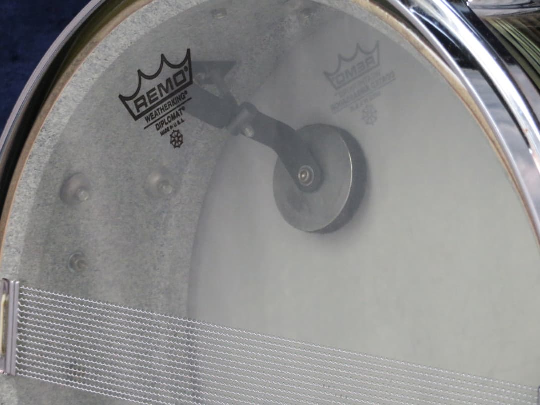 Ludwig Standard 5 x 14 Avocado Strata Wood Snare Drum 1960's Serial #17127