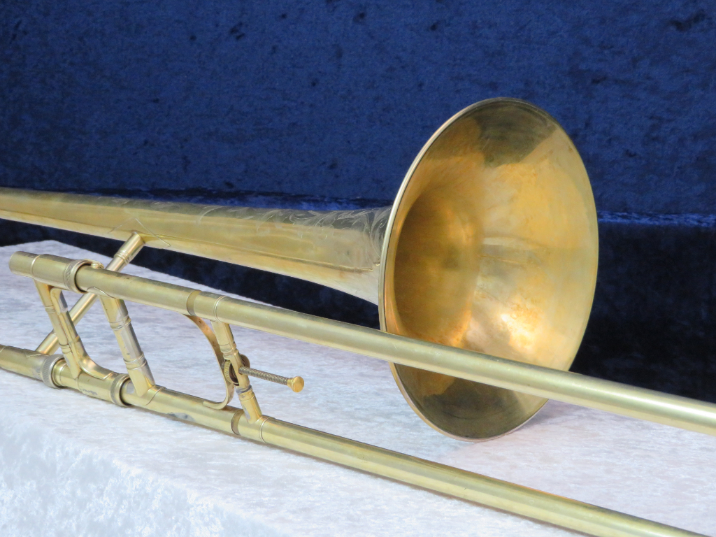 C.G. Conn 42H Ballroom Model Gold Plated Trombone 1930 Serial #270758